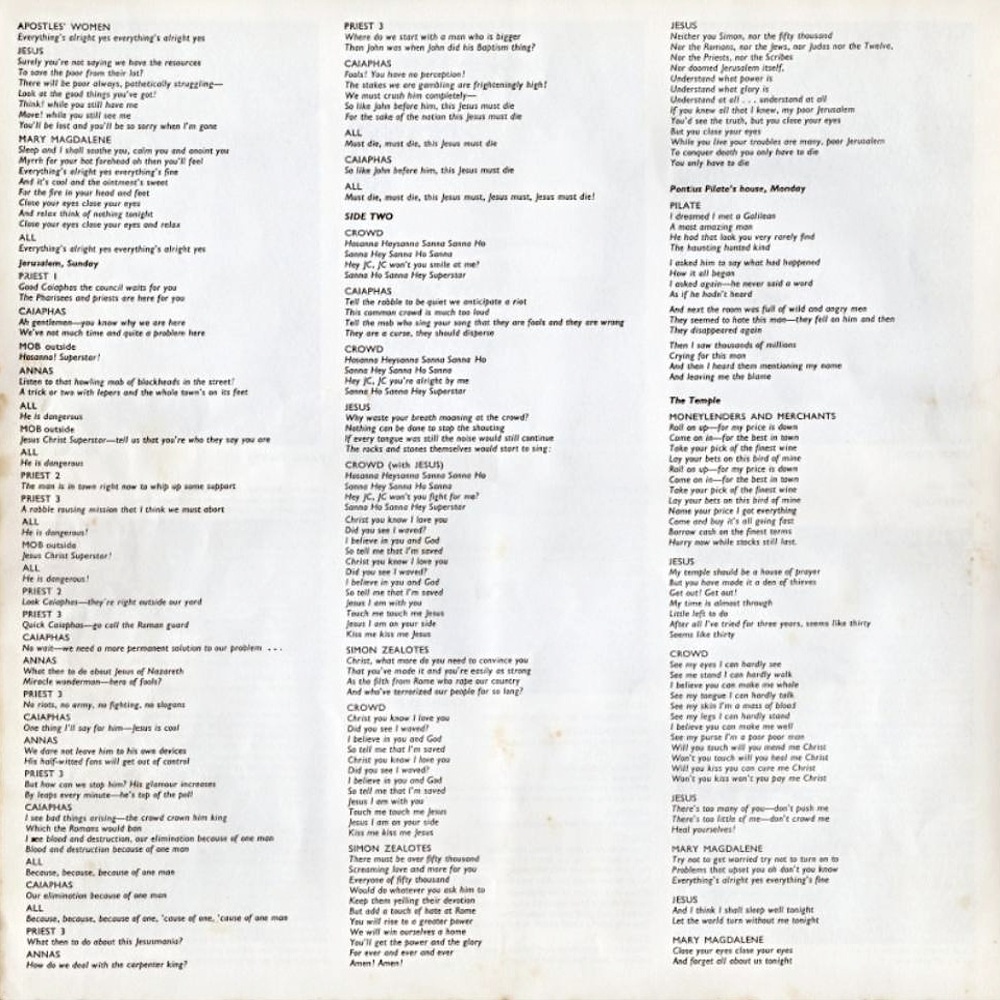 Jesus Christ Superstar (MCA UK) / 1970