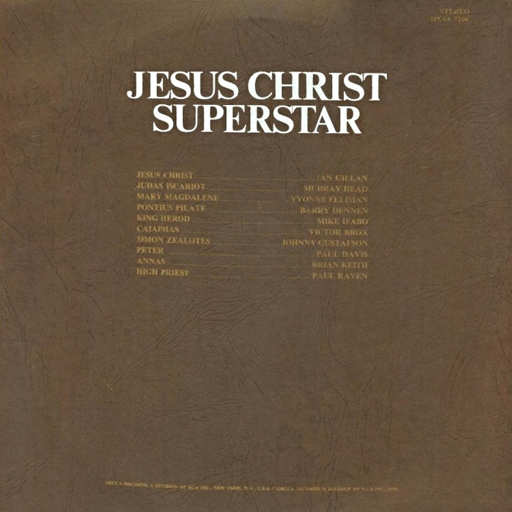 Jesus Christ Superstar (Decca USA) / 1970